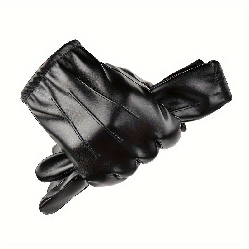Winter Warm Fishing Gloves Leather Gloves For Outdoor Activities