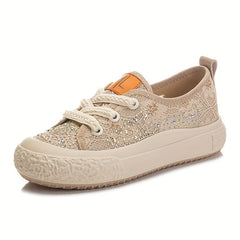 Women's Mesh Breathable Flat Shoes Shallow Mouth Casual Versatile Thick Bottom