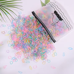 2000 Colorful Hair Ties for Kids