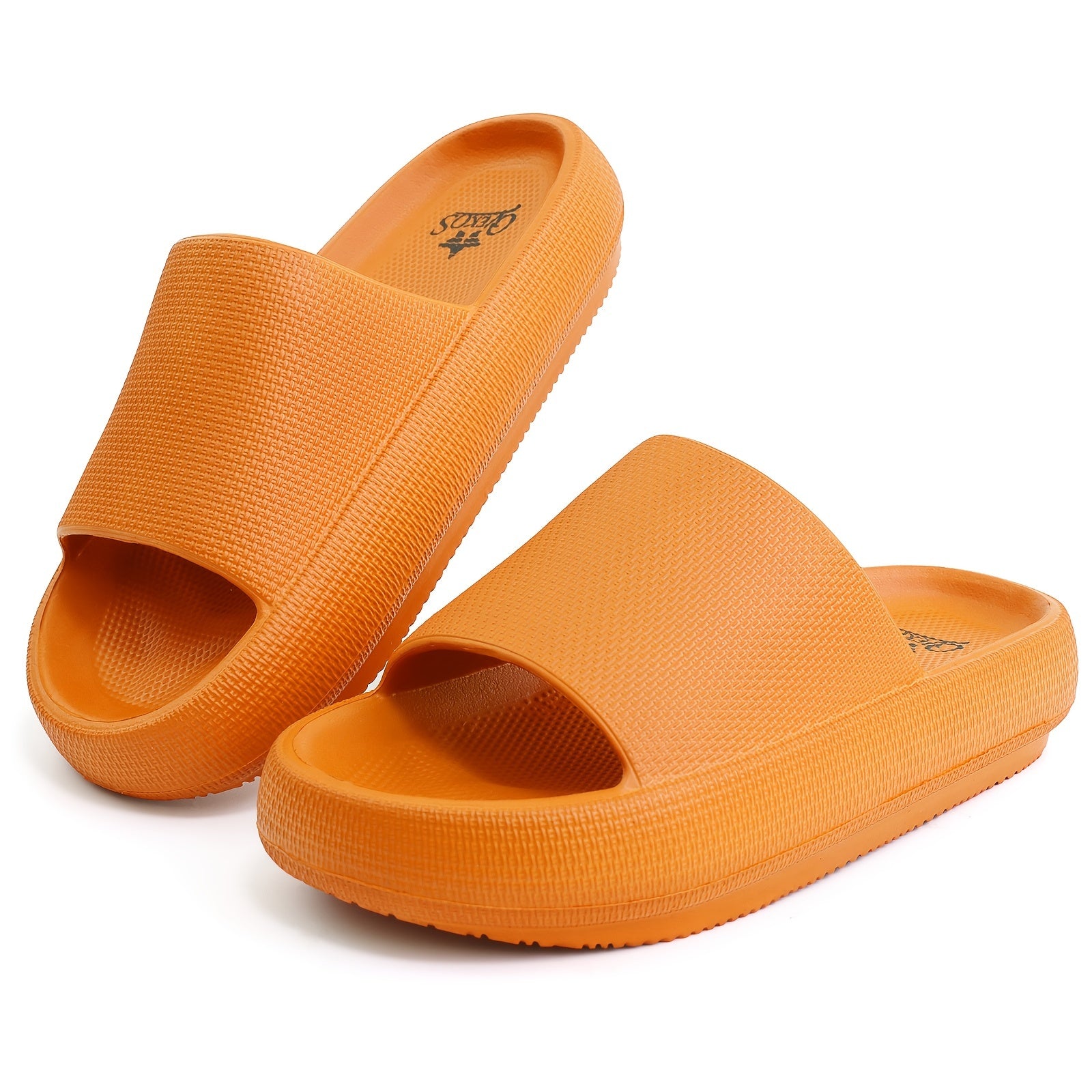 Non Slip Quick Drying Slide Slippers For Men Women - Orange