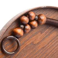 Vintage Woven Wood Beads DIY Bag Handle Ethnic Style Purses Accessories