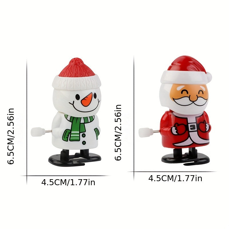 3pcs Christmas Walking Santa Claus and Reindeer Holiday Toy Set