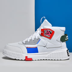 Men's Anime High Top Skate Shoes Casual Sneakers