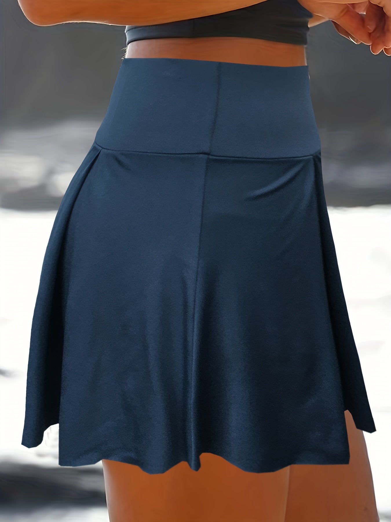 Sports Skirt Women's Wide Waist Tummy Control Golf Tennis Skort