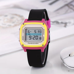 LCD Children's Electronic Watch Silicone Luminous Waterproof