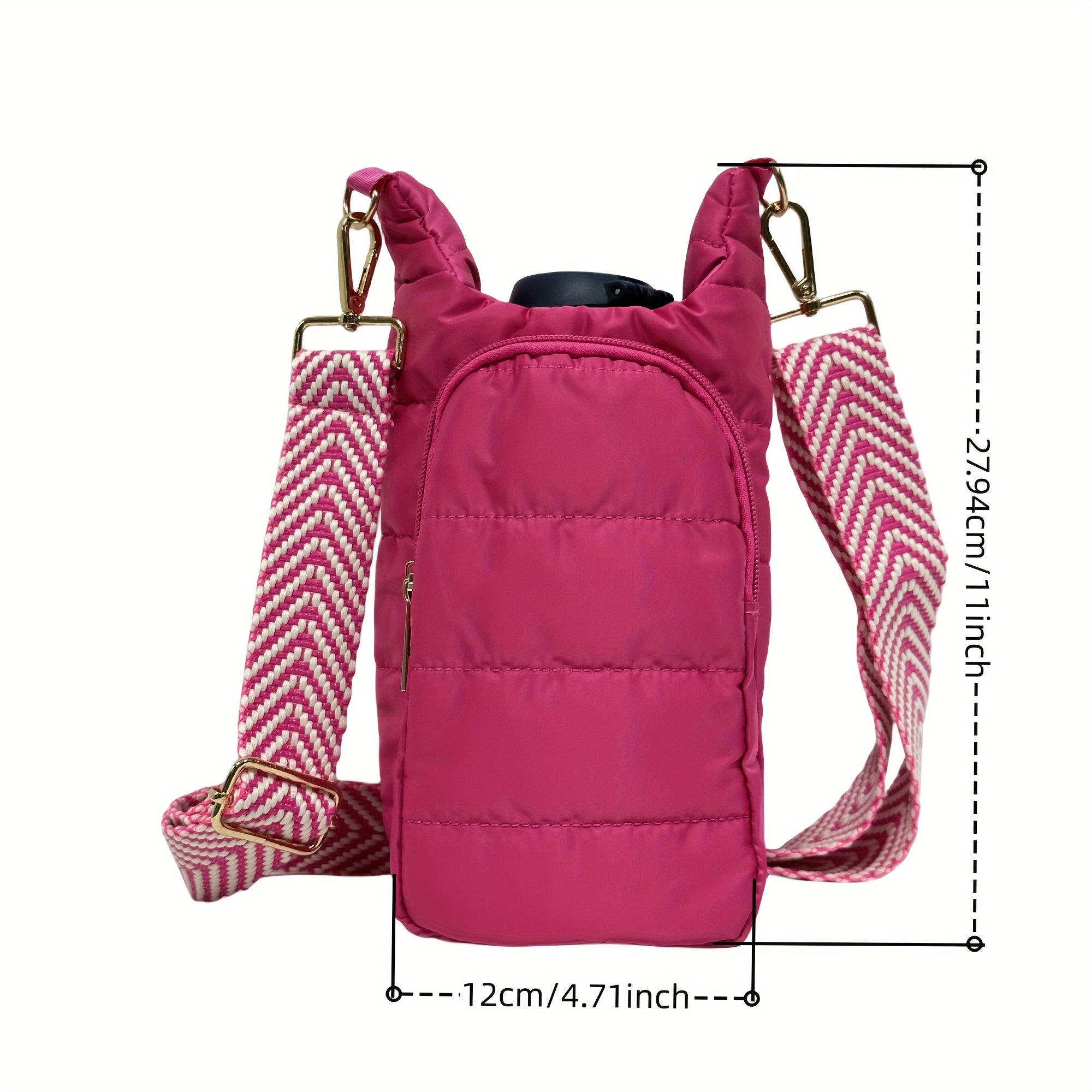 Portable Cup Protective Cover with Carrying Strap and Insulated Sleeve