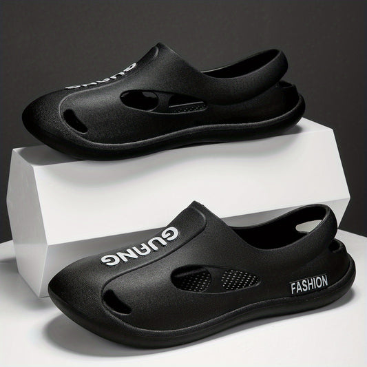 Men's PVC Sandals Casual Non Slip Shoes Water Shoes