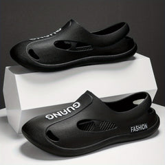 Men's PVC Sandals Casual Non Slip Shoes Water Shoes