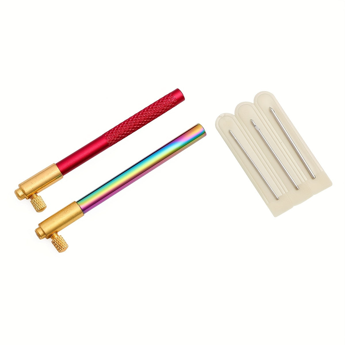 French Embroidery Crochet Kit with 3 Stainless Steel Needles