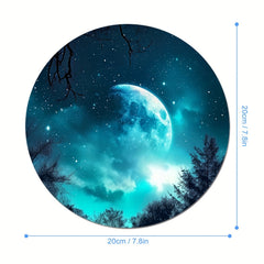Fantasy Forest Print Mouse Pad Soft Durable Non-slip for Desktops & Laptops