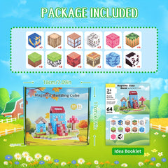 64pc Educational Building Blocks Set for Boys and Girls