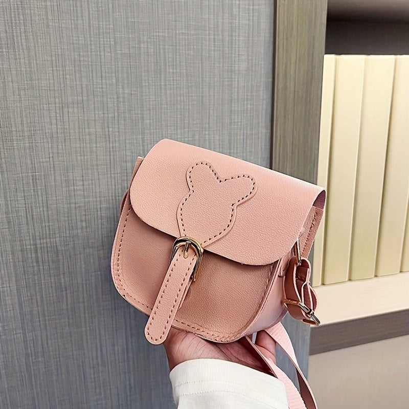 Kids PU Leather Crossbody Bag Small Coin Purse For Girls