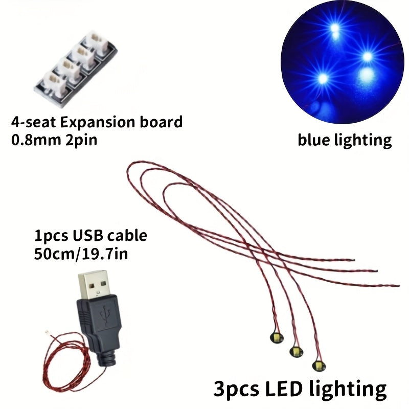 5pcs Model Making Lighting Mini Lights DIY Lighting Kit for Building Models