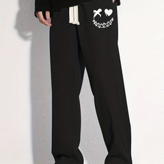 Men s Grimace Pattern Joggers Casual Drawstring Pants