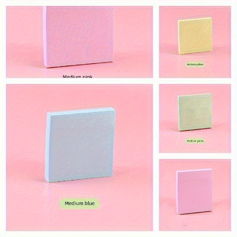 5pcs Pure Office Sticky Note Student Class Cheat Marking Plan Sticky Notes