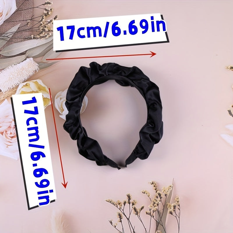 Vintage Wide Brim Cloth Hair Band Hair Accessories For Girls Women