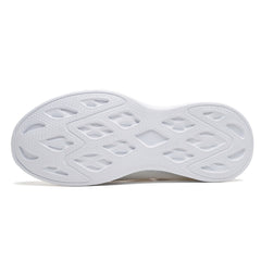 Women's Breathable Knit Sneakers Low Top Platform Shoes