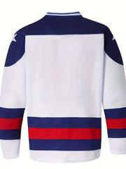 Men's Retro Ice Hockey Jersey Stitched Sweatshirt