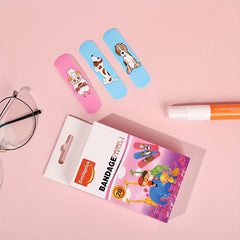 20pcs Animal Waterproof Bandages for Kids Breathable First Aid Stickers