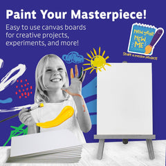 1pc 100% Cotton Art Panels for Acrylic & Watercolor Paint 20x25 cm Canvas Board