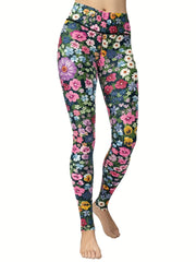 Floral Seamless Fitness Pants High Elastic Yoga Leggings