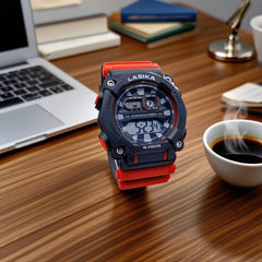 Kids Waterproof Timer Wristwatch Alarm Luminous Running Sports Watch