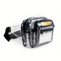 Travel PVC Transparent Waist Bag Men's Shoulder