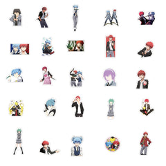 100pcs Assassination Classroom Korosensei Series Waterproof Stickers