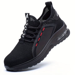 Men's Steel Toe Work Safety Shoes Puncture Proof Breathable Lightweight