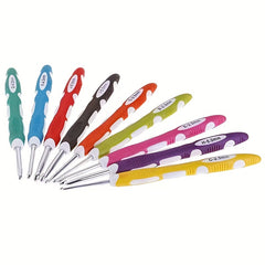9pcs Wool Felt Knitting Tools Set Non-slip Silicone Handle Crochet Hook Kit