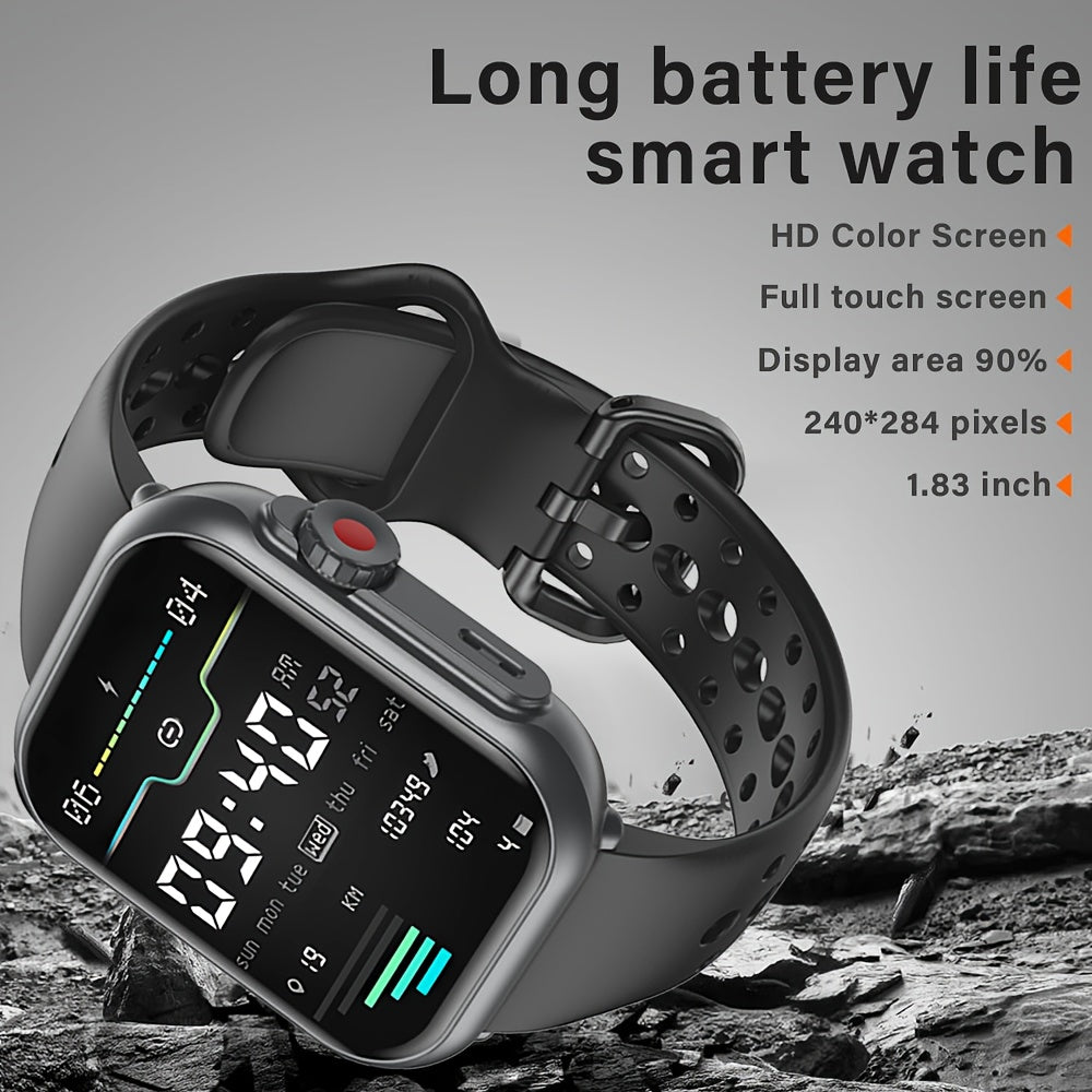 Smart Watch Sport Full Touch Screen Android Wireless Calling 1000 mAh