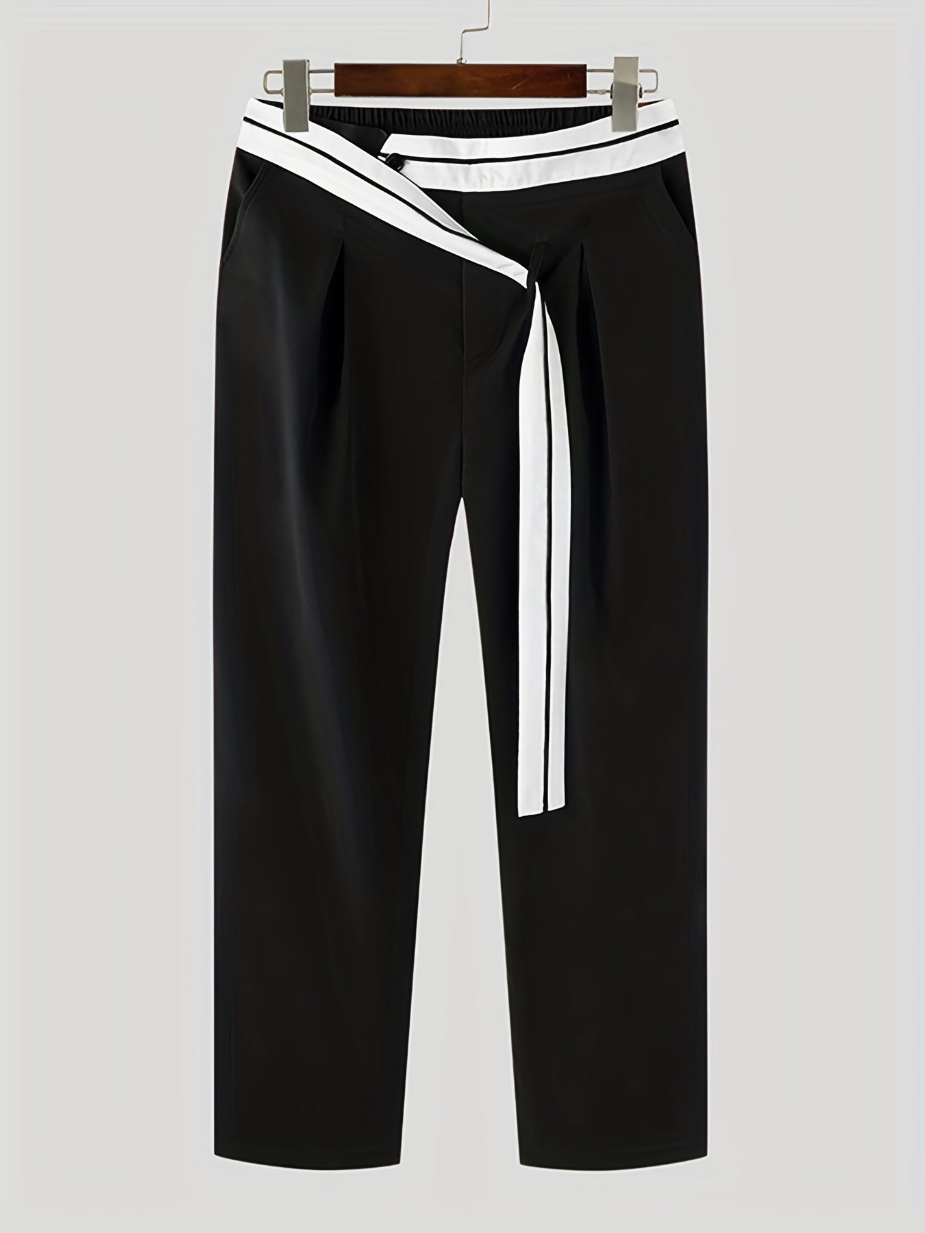 INCERUN Wide Leg Baggy Casual Pants Men Harajuku Style Sweatpants