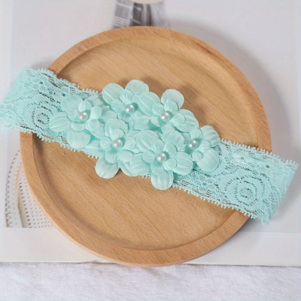 Baby Girl Headband Elastic Hairband Newborn Head Flower Toddler Headwear