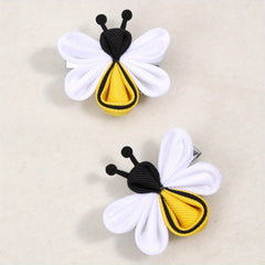 Bee Shaped Hair Clips for Baby Girls - Bee Hair Accessories