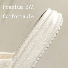 Men's Open Toe Slip On Platform Slides Soft Sole House Slippers