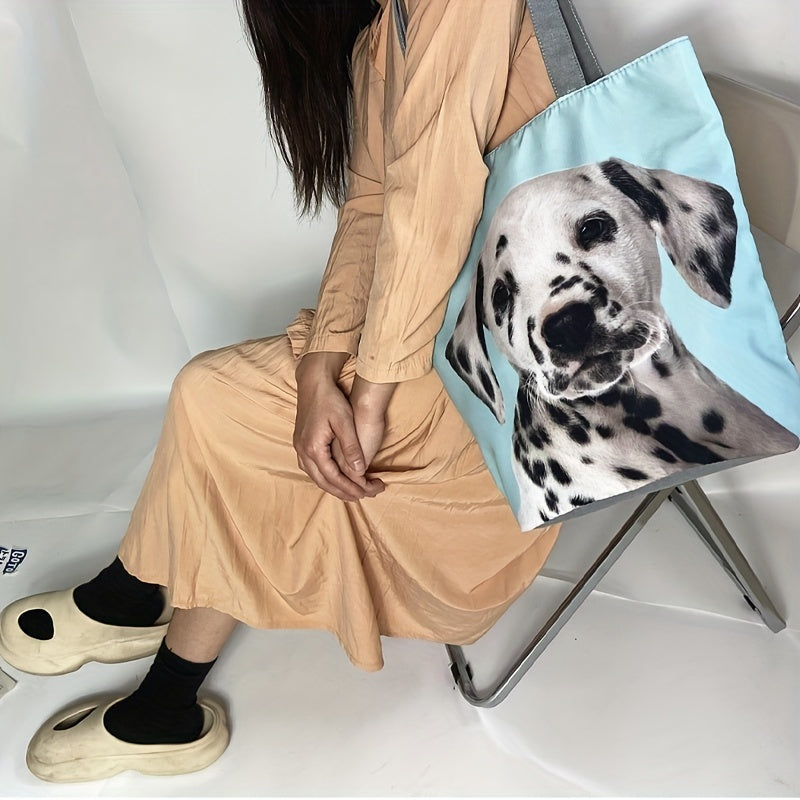 Animal Pattern Shoulder Bag Large Capacity Top Handle Handbag