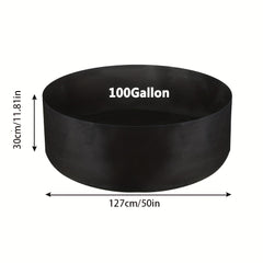 54L Large Grow Bag Heavy Duty Fabric Round Raised Garden Bed Planter