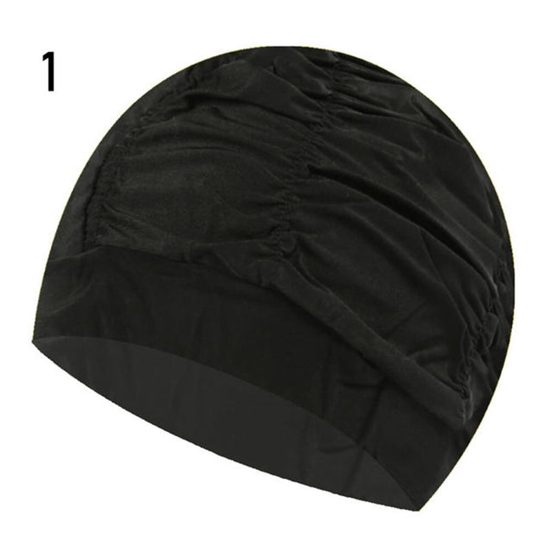 High Elastic Swimming Cap Breathable Comfortable Solid Swimming Hat