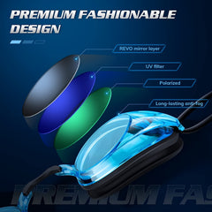 Anti-fog Swimming Goggle Comfortable Nose Bridge Clear View