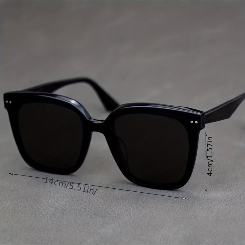 Square Sunglasses Rivet UV400 Sun Shades Glasses for Driving