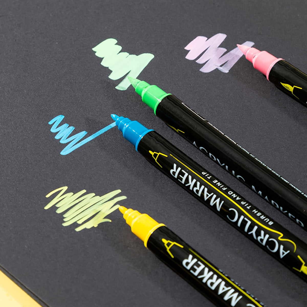 GUANNA 84 Double Pointed Markers Bright Water Based Ink
