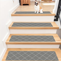Classic Striped Floor Stickers Non-slip Self-adhesive Home Decoration