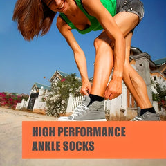Colorblock Crew Socks for Women