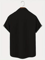 Clown Print Men's Short Sleeve Shirt