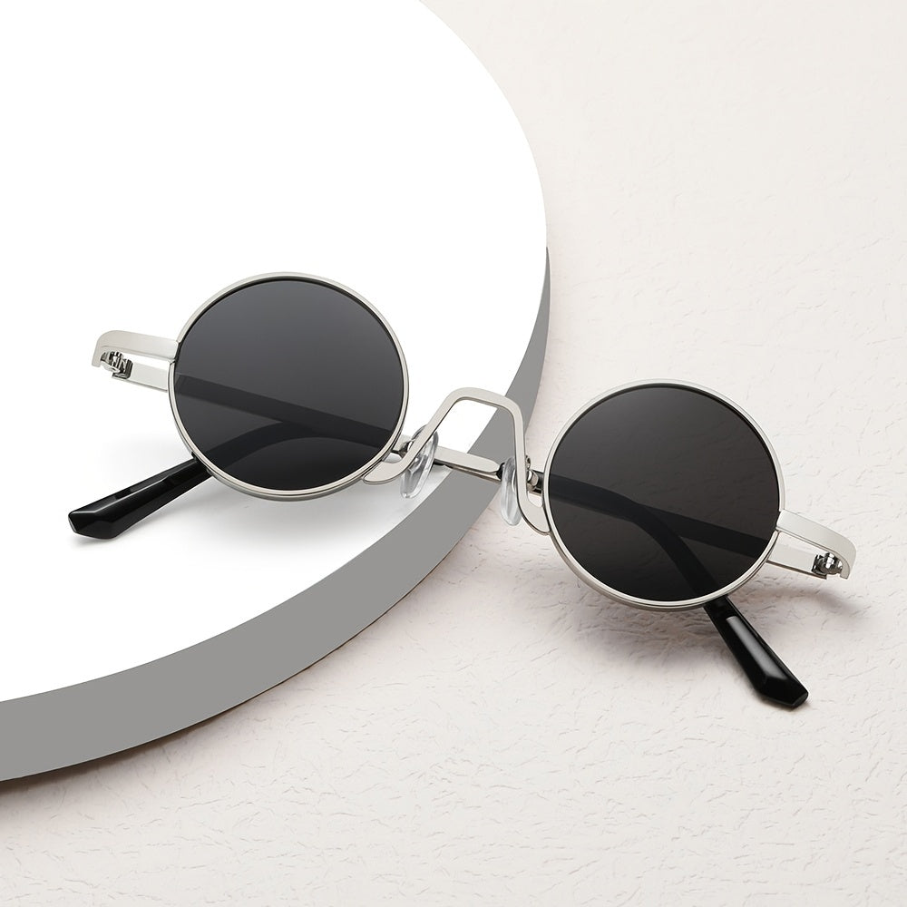Men's Narrow Round Sunglasses 9301
