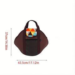 Portable Cast Iron Pot Storage Bag for Camping and Barbecue