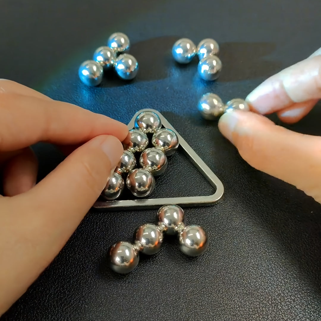Pyramid Zinc Alloy Kong Ming Lock Toy Nine Consecutive Intelligence Clasp