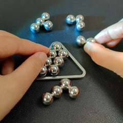 Pyramid Zinc Alloy Kong Ming Lock Toy Nine Consecutive Intelligence Clasp