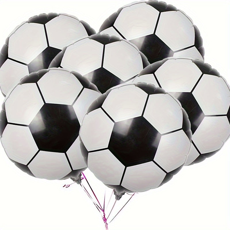 6pcs 18 inch Football Balloons Decorative Props for Sports Themed Party
