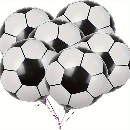 6pcs 18 inch Football Balloons Decorative Props for Sports Themed Party
